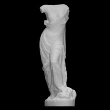 statuette aphrodite scan halfbody 3d print model - Mito3D