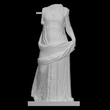 statue femme analyse demi corps 3d print model - Mito3D