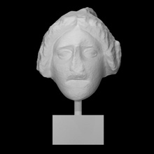 Teatro maschera scansione testa uomo metà corpo 3d print model - Mito3D