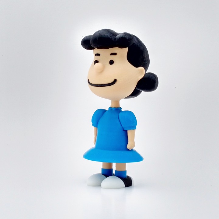 lucy furgão pele ventilador arte desenho animado histórias quadrinhos amendoim 3D print model - Mito3D