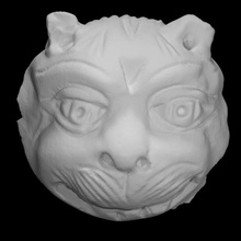 terracota Tigre escanear animal objeto 3d print model - Mito3D
