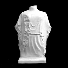 female wearing peplos british museum london scan classical dress greek statue xanthos period 3d print model - Mito3D