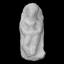 woman dancing pose scan relief 3d print model - Mito3D