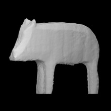 madera cerdo juguete escanear animal tamaño completo 3d print model - Mito3D