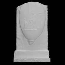 grave stele scan object fragment 3d print model - Mito3D