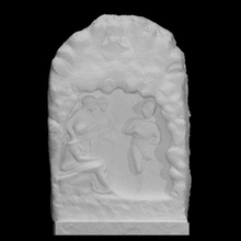 votivo alivio forma cueva escanear objeto fragmento 3d print model - Mito3D