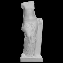 mármol estatuilla Afrodita ninfa escanear cuerpo 3d print model - Mito3D
