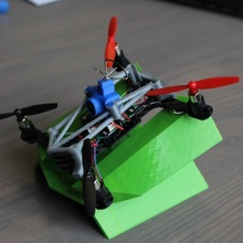 partenza bloccare carbonio fibra corsa kit estremo volantini gadget elettronica fpv drone lanciare extremefliers lancio 3d print model - Mito3D