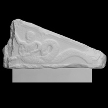 pediment scan object fragment 3d print model - Mito3D