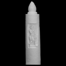 funerary column neikagoras scan 3d print model - Mito3D