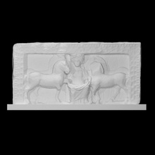 epona scan animal woman horse relief 3d print model - Mito3D