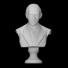 dr friedrich reinhold kreutzwald scan bust man halfbody 3d print model - Mito3D