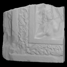 architectural slab nereid relief scan 3d print model - Mito3D
