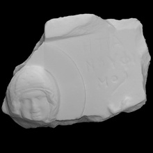 icon fragment st euphemia scan object 3d print model - Mito3D