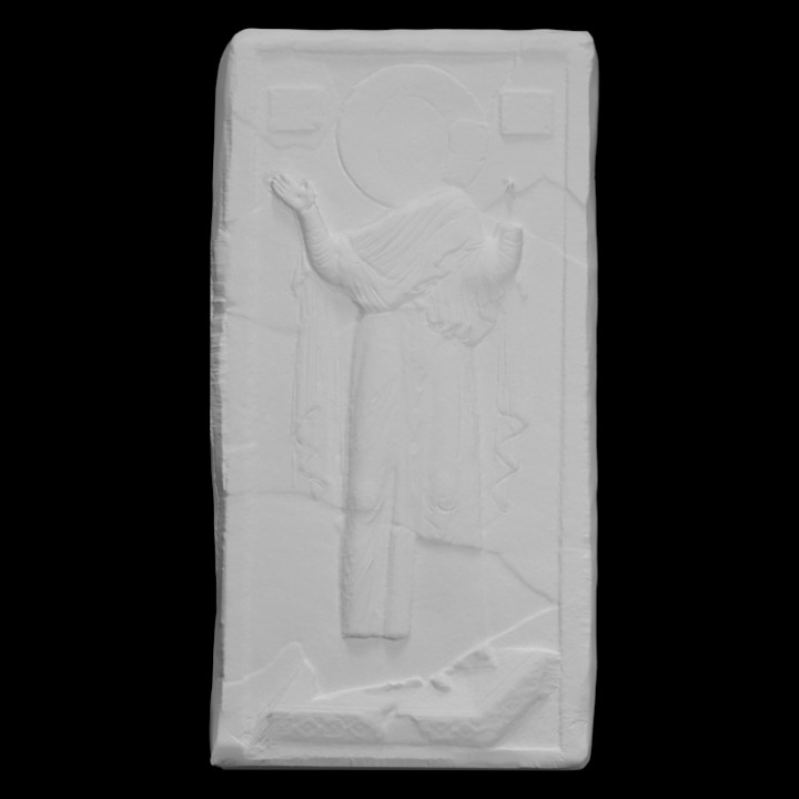 icône soulagement vierge Marie prière orans analyse Vierge 3D print model - Mito3D