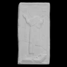icon relief virgin mary prayer orans scan virginmary 3d print model - Mito3D