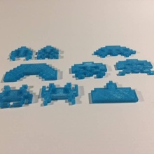 space invaders fan art 3d print model - Mito3D