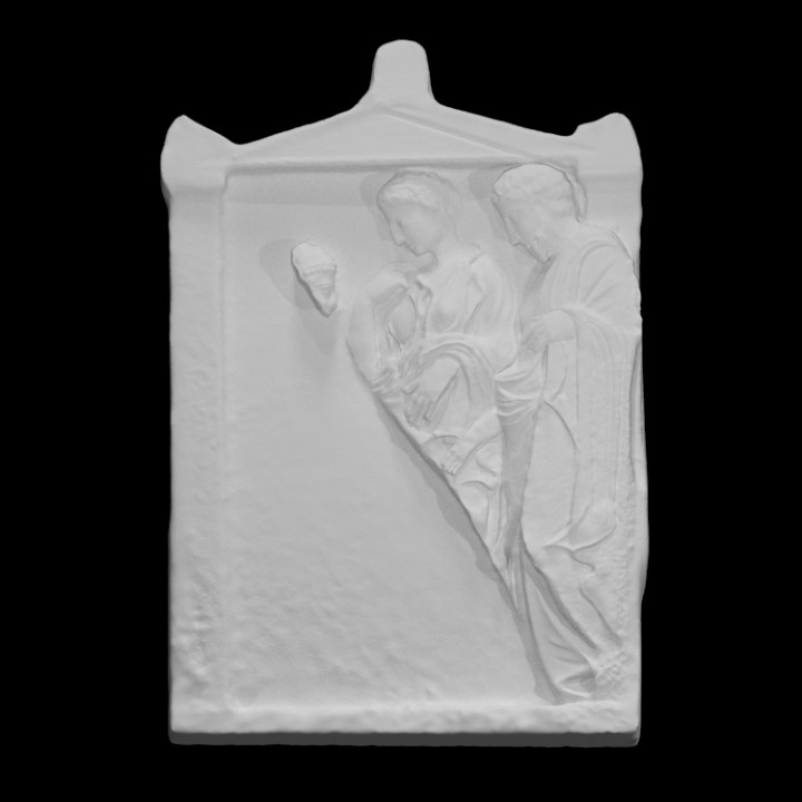 Grab Stele Scan 3D print model - Mito3D