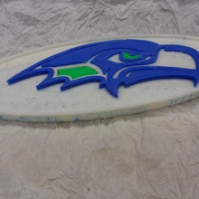Seattle Seahawks Logo Ventilator Kunst Seattleseahawks 3d print model - Mito3D
