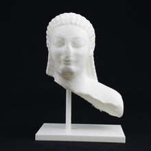 marbre kouros british museum londres numérisation buste sculpture britishmuseum 3d print model - Mito3D