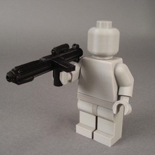 blaster fusil jouets Jeux accessoires minifig écrémé 3d print model - Mito3D