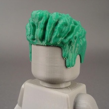 troupeau mouettes cheveux jouets Jeux minifig 3d print model - Mito3D