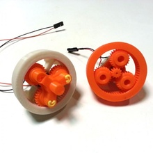 orbital gearboxes - tiny motor projects education 3d print model - Mito3D