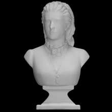 lydia koidula scan female head halfbody 3d print model - Mito3D