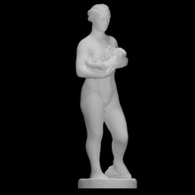 Mutter Kind Scan Baby Bronze Ganzkörper 3d print model - Mito3D