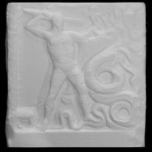 relief slab scan object fragment 3d print model - Mito3D