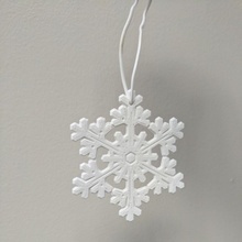 snowflake 01 & garden christmas decoration ornament tree snow holiday 3d print model - Mito3D