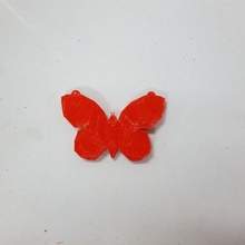 kelebek kolye mücevher takı düşük poli 3d print model - Mito3D
