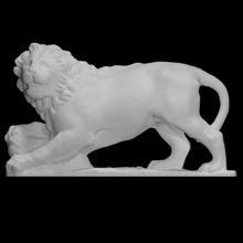Leone funerario monumento scansione animale 3d print model - Mito3D