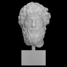 portrait bust roman matron scan head man halfbody 3d print model - Mito3D
