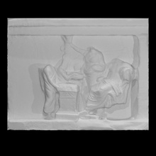 fragment votive relief shape temple scan object 3d print model - Mito3D