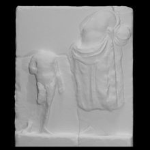 fragmento votivo alivio escanear objeto 3d print model - Mito3D