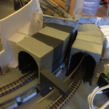 scale model train tunnel liners - 8 4 straight angled toys & games nscale 3d print model - Mito3D