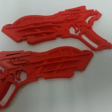 perplejo ciencia ficción arma accesorios cosplay 3d artilugio juego azar pistola sencillo creativo desintegrador soporte arte fan explosión réplica 3d print model - Mito3D
