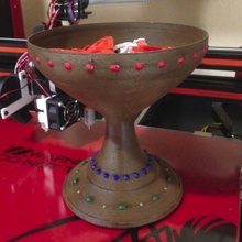 vaso Graal jardim 3d print model - Mito3D
