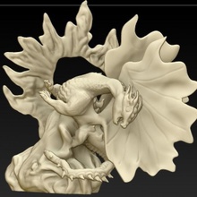 œuf dragon 3d print model - Mito3D