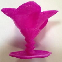 brincos suporte 3 jóias flor decoração anel brinco cabeceira 3d print model - Mito3D