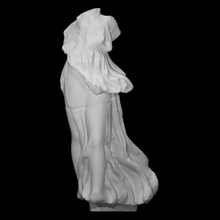 statuette nike scan woman halfbody 3d print model - Mito3D