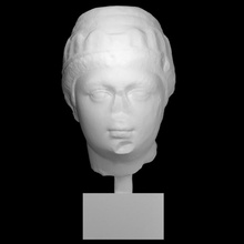 unknown head scan sculpture marble fragment 3d print model - Mito3D