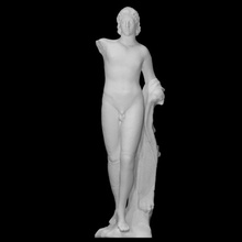 heykelcik satir taramak Kadın çıplak 3d print model - Mito3D