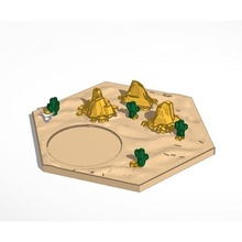 landscape - desert board games catan settlersofcatan settler 3d print model - Mito3D