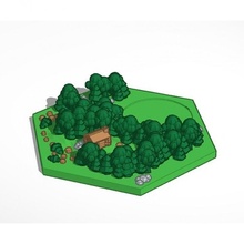landscape - wood board games catan settlersofcatan settler 3d print model - Mito3D