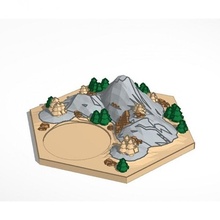 paesaggio minerale tavola Giochi catan coloni colono 3d print model - Mito3D
