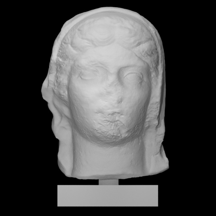 Porträt Kopf Kaiserin livia 58 bc Anzeige 29 Scan 3D print model - Mito3D