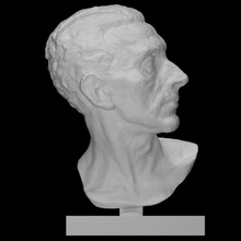 portrait scan head halfbody 3d print model - Mito3D
