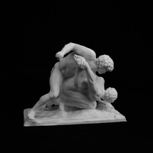 uffizi wrestlers collection florence italy scan men sculpture marble 3d print model - Mito3D